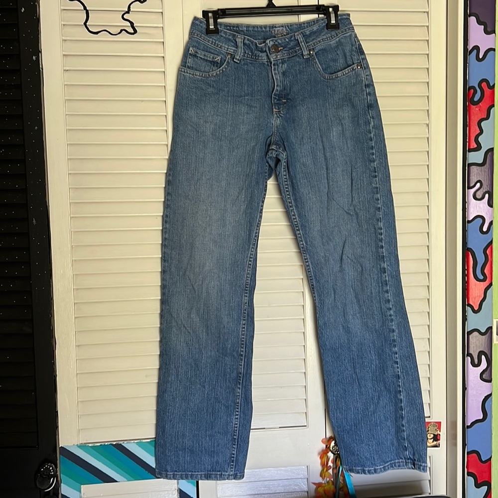 Riders' by Lee Straight Leg Blue Jeans